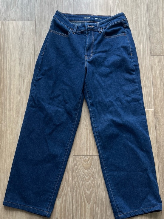 Old Navy Denim - Old Navy High Rise Wow Loose Dark wash wide leg jeans #denim #wideleg